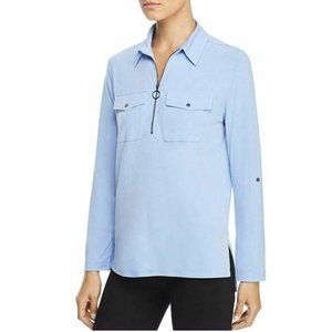Kenneth Cole XS Mystic Blue Zip Top NWT CL25